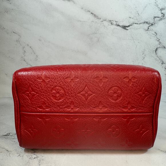 Louis Vuitton Empreinte Speedy 20 Cherry Red NM Bandouliere leather mini LV bag - Picture 4 of 15